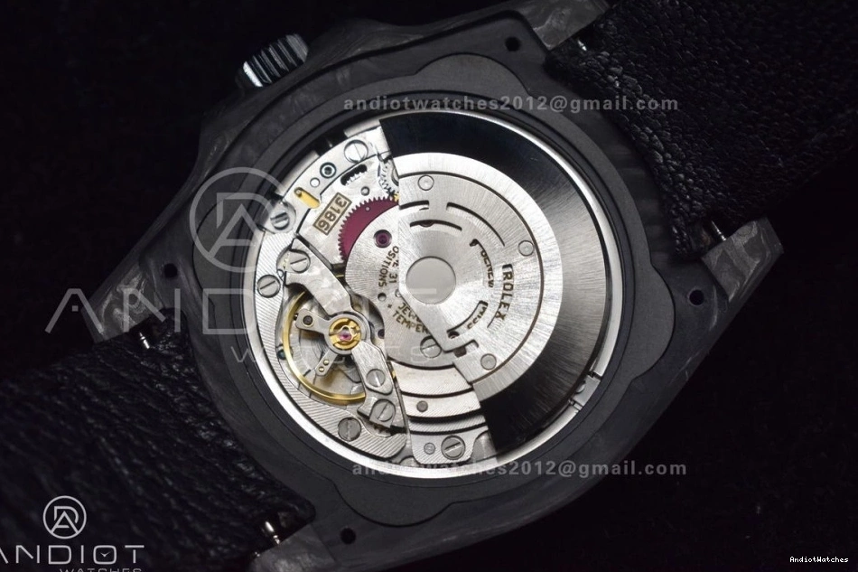 Edition OMF All GMT DIW Black Black on SA3186 Nylon Black 423 Carbon Practical CHS Best Dial Strap 0831